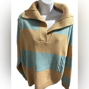 Boutique ces femme med striped sweater. NWT